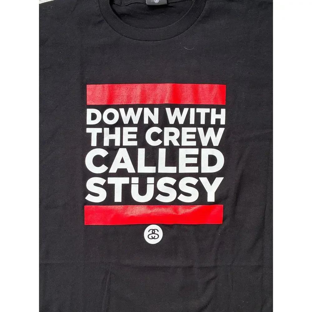 Stussy The Crew T-Shirt Black Large
